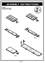 Предварительный просмотр 8 страницы Furniture of America YNJ-1473 Assembly Instructions Manual