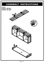 Предварительный просмотр 10 страницы Furniture of America YNJ-1473 Assembly Instructions Manual