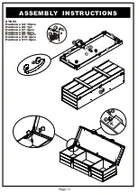 Предварительный просмотр 11 страницы Furniture of America YNJ-1473 Assembly Instructions Manual