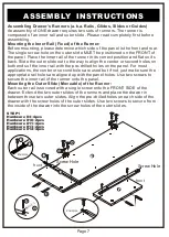 Preview for 7 page of Furniture of America YNJ-1504 Assembly Instructions Manual