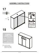 Preview for 17 page of Furniture of America YNJ-1504C5 Assembly Instructions Manual