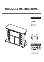 Preview for 1 page of Furniture of America YNJ-1508C5 Assembly Instructions Manual