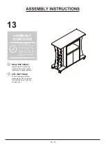 Preview for 15 page of Furniture of America YNJ-1508C5 Assembly Instructions Manual