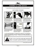 Preview for 3 page of Furniture of America YNJ-1521 Assembly Instructions Manual