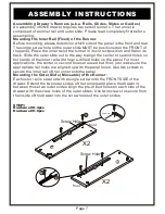 Preview for 7 page of Furniture of America YNJ-1521 Assembly Instructions Manual