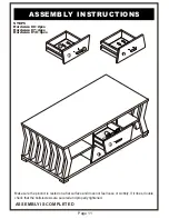 Preview for 11 page of Furniture of America YNJ-1521 Assembly Instructions Manual