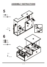 Предварительный просмотр 11 страницы Furniture of America YNJ-1526C2 Assembly Instructions Manual