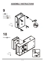 Предварительный просмотр 13 страницы Furniture of America YNJ-1526C2 Assembly Instructions Manual