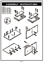 Preview for 7 page of Furniture of America YNJ-1531 Assembly Instructions Manual