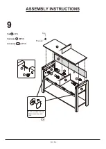 Preview for 13 page of Furniture of America YNJ-1532C5 Assembly Instructions Manual