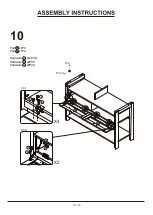 Preview for 14 page of Furniture of America YNJ-1532C5 Assembly Instructions Manual