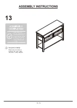 Preview for 16 page of Furniture of America YNJ-1532C5 Assembly Instructions Manual