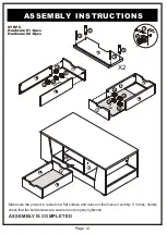 Preview for 12 page of Furniture of America YNJ-15403C5 Assembly Instructions Manual