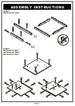 Preview for 7 page of Furniture of America YNJ-15404C5 Assembly Instructions Manual