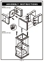 Preview for 10 page of Furniture of America YNJ-15404C5 Assembly Instructions Manual