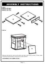 Preview for 11 page of Furniture of America YNJ-15404C5 Assembly Instructions Manual