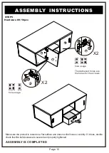 Preview for 10 page of Furniture of America YNJ-15405C5 Assembly Instructions Manual