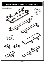 Preview for 7 page of Furniture of America YNJ-15410C5 Assembly Instructions Manual