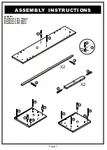 Preview for 7 page of Furniture of America YNJ-15413C5-TV Assembly Instructions Manual