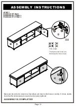 Preview for 13 page of Furniture of America YNJ-15413C5-TV Assembly Instructions Manual