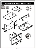 Preview for 7 page of Furniture of America YNJ-1547C5 Assembly Instructions Manual