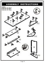 Preview for 10 page of Furniture of America YNJ-1547C5 Assembly Instructions Manual