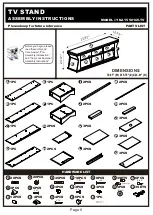 Preview for 6 page of Furniture of America YNJ-15501C5-TV Assembly Instructions Manual