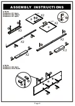 Preview for 8 page of Furniture of America YNJ-15501C5-TV Assembly Instructions Manual