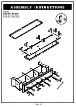 Preview for 10 page of Furniture of America YNJ-15501C5-TV Assembly Instructions Manual