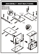 Preview for 8 page of Furniture of America YNJ-15501C5 Assembly Instructions Manual