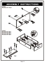 Preview for 10 page of Furniture of America YNJ-15501C5 Assembly Instructions Manual