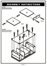 Preview for 11 page of Furniture of America YNJ-15501C5 Assembly Instructions Manual