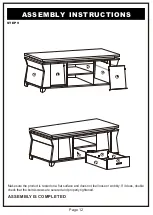 Preview for 12 page of Furniture of America YNJ-15501C5 Assembly Instructions Manual