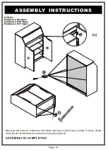 Preview for 10 page of Furniture of America YNJ-1560 Assembly Instructions Manual