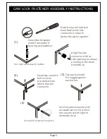 Preview for 5 page of Furniture of America YNJ-1571 Assembly Instructions Manual