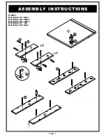 Preview for 7 page of Furniture of America YNJ-1571 Assembly Instructions Manual