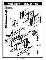 Preview for 9 page of Furniture of America YNJ-1571 Assembly Instructions Manual