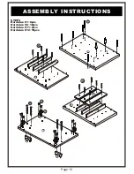 Preview for 10 page of Furniture of America YNJ-1571 Assembly Instructions Manual