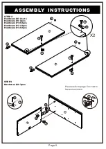 Preview for 8 page of Furniture of America YNJ-1661C5 Assembly Instructions Manual