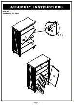 Preview for 11 page of Furniture of America YNJ-1661C5 Assembly Instructions Manual