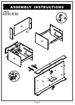 Предварительный просмотр 9 страницы Furniture of America YNJ-16909C5 Assembly Instructions Manual