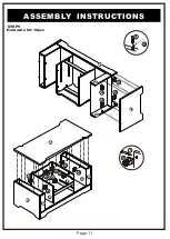 Предварительный просмотр 11 страницы Furniture of America YNJ-16909C5 Assembly Instructions Manual