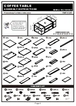 Preview for 6 page of Furniture of America YNJ-16910C5 Assembly Instructions Manual