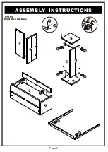 Предварительный просмотр 9 страницы Furniture of America YNJ-16911C5 Assembly Instructions Manual