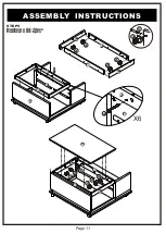 Предварительный просмотр 11 страницы Furniture of America YNJ-16911C5 Assembly Instructions Manual