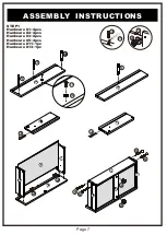 Preview for 7 page of Furniture of America YNJ-16912C2 Assembly Instructions Manual