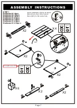 Preview for 7 page of Furniture of America YNJ-16913C5-84TV Assembly Instructions Manual