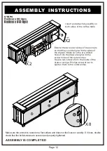 Preview for 12 page of Furniture of America YNJ-16913C5-84TV Assembly Instructions Manual