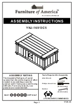 Furniture of America YNJ-16913C5 Assembly Instructions Manual preview