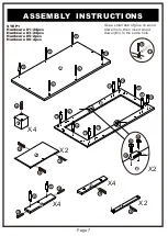 Preview for 7 page of Furniture of America YNJ-16913C5 Assembly Instructions Manual